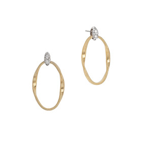 Weißgold, Ohrringe, Marco Bicego Marrakech Onde Ohrringe OG367_B_YW_M5
