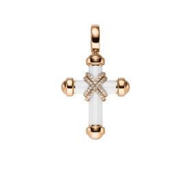 Roségold, Halsschmuck, Leo Wittwer Crosses Leo Wittwer Kreuz 21-0957873-1800