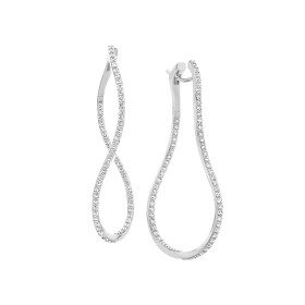         Weißgold, Ohrringe, Bigli Infinity Ohrringe 23O88Wdia