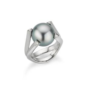 Platin, Ringe, Gellner Wave Ring 5-24762-03