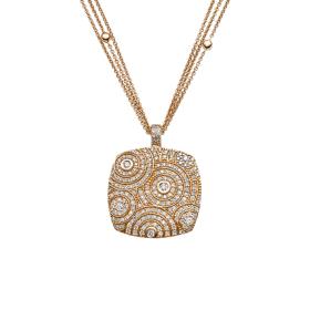 Roségold, Halsschmuck, Leo Wittwer Panta rhei® Anhänger 21-0948073-1000