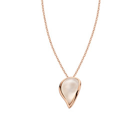         Roségold, Halsschmuck, Bigli Mini Leaves Anhänger mit Kette 20H69Rmpbi_45