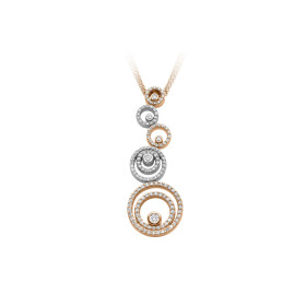 Weißgold, Halsschmuck, Leo Wittwer Panta rhei® Anhänger 21-0956276-1000