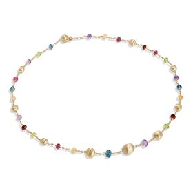 Gelbgold, Halsschmuck, Marco Bicego Africa Gemstone Halskette CB2281-L MIX02 Y