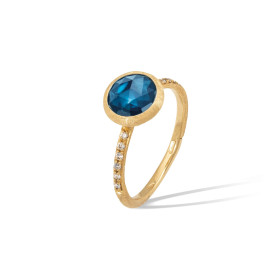 Gelbgold, Ringe, Marco Bicego Jaipur Color Ring, Ref: AB632-B TPL01 Y 58