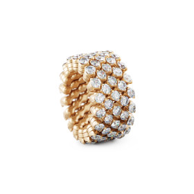 Roségold, Ringe, Serafino Consoli Brevetto Multi-Size Ring, Ref: RMS 5F4 RG WD