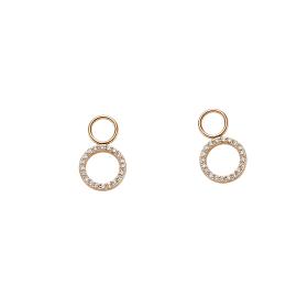 Roségold, Ohrringe, Leo Wittwer Panta rhei® Einhänger 25-1011573-1000