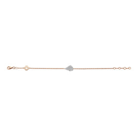         Roségold, Armschmuck, Bigli Mini Leaves Armband 23A39RWdia