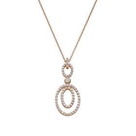 Roségold, Halsschmuck, Leo Wittwer Panta rhei® Anhänger 21-0979073-1000