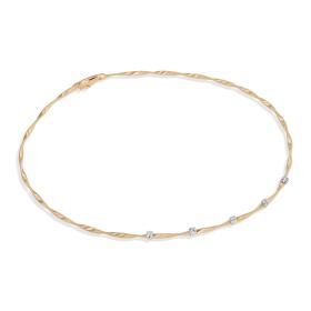 Weißgold, Halsschmuck, Marco Bicego Marrakech Couture Halskette CG337 B YW