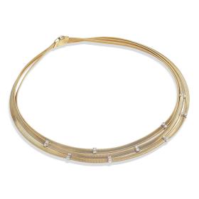 Weißgold, Halsschmuck, Marco Bicego Masai Halskette CG805_B_YW_M5