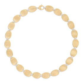 Weißgold, Halsschmuck, Marco Bicego Lunaria Diamonds Halskette CB2893 B YW