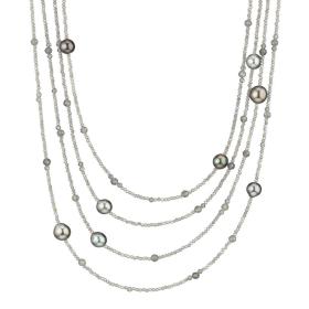 Weißgold, Halsschmuck, Gellner Big Bang Collier 2-81679-01