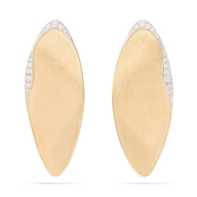 Weißgold, Ohrringe, Marco Bicego Lunaria Twist Ohrringe OB1915 B YW