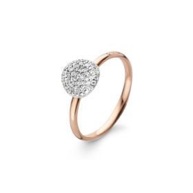 Roségold, Ringe, Bigli Mini Waves Ring, Ref: 23R184RWdia