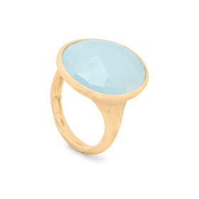 Gelbgold, Ringe, Marco Bicego Lunaria Color Ring, Ref: AB565 AQD Y 54