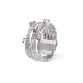 Weißgold, Ringe, Marco Bicego Goa Ring, Ref: AG270 B W