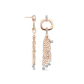 Roségold, Ohrringe, Bigli Elements Ohrringe 20O128Rdia