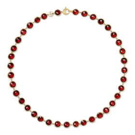 Gelbgold, Halsschmuck, Marco Bicego Jaipur Color Halskette, Ref: CB2975 RG01 Y