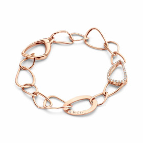         Roségold, Armschmuck, Bigli LINK N°1 Bracelet 28A02Rdia_19.5