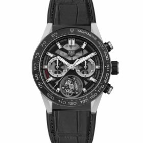 Herrenuhr, TAG Heuer TAG HEUER CARRERA CHRONOGRAPH TOURBILLON CAR5A8Y.FC6377