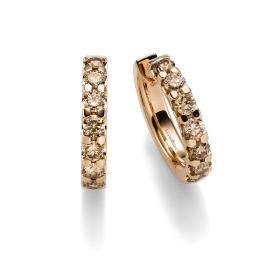 Roségold, Ohrringe, Leo Wittwer Candlelight Creolen 46-0947073-5000