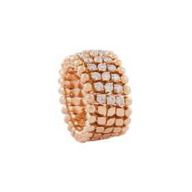 Ringe, Roségold, Serafino Consoli Serafino Ring Bracelet S.RB 5HM4 RG WD