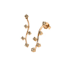 Roségold, Ohrringe, Leo Wittwer Candlelight Ohrstecker 41-0804173-5000