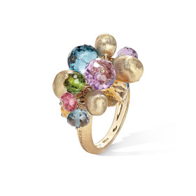 Gelbgold, Ringe, Marco Bicego Africa Gemstone Ring, Ref: AB603 MIX02 Y 56