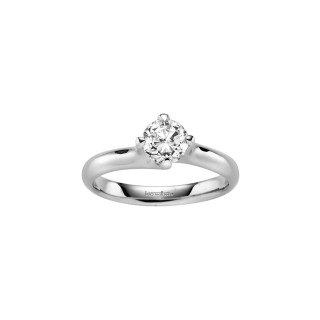 Weißgold, Ringe, Leo Wittwer Candlelight Solitaire Ring, Ref: 11-0999771-0902
