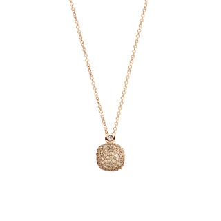 Roségold, Halsschmuck, Bigli Mini Sweety Anhänger mit Kette klein, Ref: 23H82Rbrdia_45