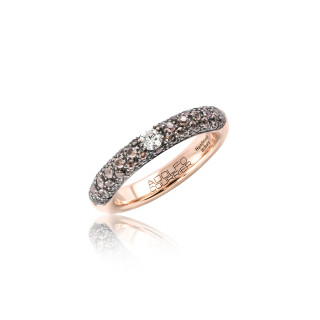Roségold, Ringe, Adolfo Courrier Cioccolato Ring, Ref: P1-CIO-02