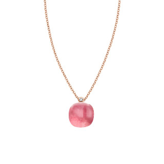 Roségold, Halsschmuck, Bigli Mini Sweety Anhänger mit Kette, Ref: 20H34Rcrrubmp_42