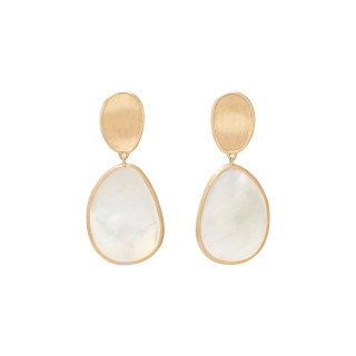 Gelbgold, Ohrringe, Marco Bicego Lunaria Color Ohrhänger, Ref: OB1403 MPW Y