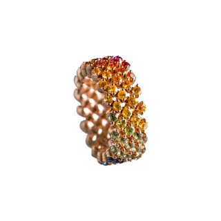 Roségold, Ringe, Serafino Consoli Brevetto Multi-Size Ring, Ref: RMS 5F4 RG RAINBOW