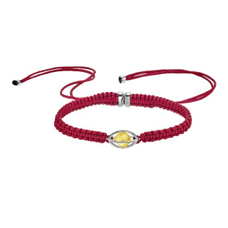Weißgold, Armschmuck, Leo Wittwer Rough Cut® Macramé Armband, Ref: 62-1003071-9600--c