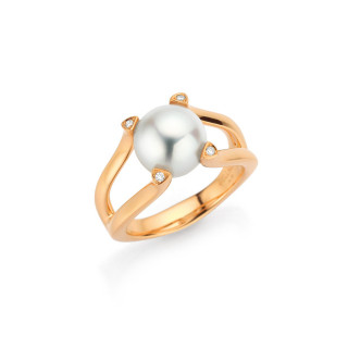 Roségold, Ringe, Gellner Wave Ring, Ref: 5-24480-05