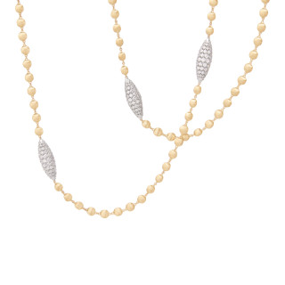 Gelbgold, Halsschmuck, Marco Bicego Afrika Alta Halskette, Ref: CB2818 B YW
