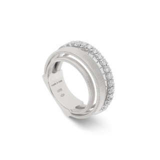 Weißgold, Ringe, Marco Bicego Masai Ring, Ref: AG363 B W 52