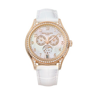 Damen- und Herrenuhr, Patek Philippe Jahreskalender Mondphasen, Ref: 4948R-001