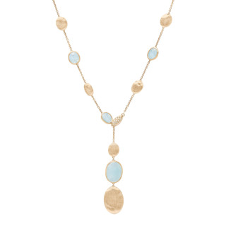 Gelbgold, Halsschmuck, Marco Bicego Siviglia Halskette, Ref: CB2653-B_AQ01_Y_02