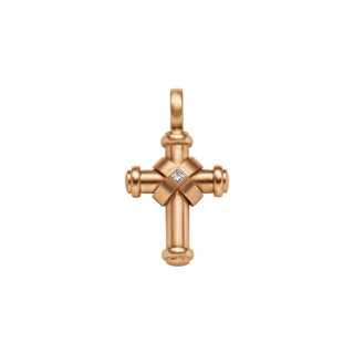 Roségold, Halsschmuck, Leo Wittwer Men Leo Wittwer Kreuz, Ref: 20-0900573-1000