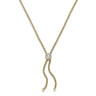 Gelbgold, Halsschmuck, Leo Wittwer Candlelight Collier, Ref: 31-1036570-9000