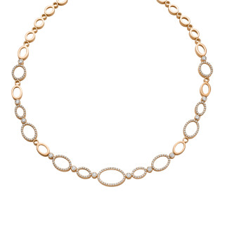 Roségold, Halsschmuck, Leo Wittwer Panta rhei® Collier, Ref: 31-0990473-1000