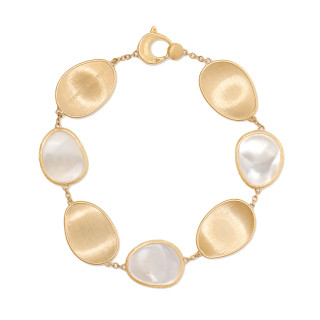 Gelbgold, Armschmuck, Marco Bicego Lunaria Color Armband, Ref: BB2099_MPW_Y_02