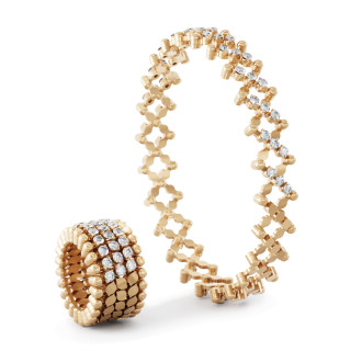 Roségold, Armschmuck, Serafino Consoli Serafino Multi-Size Ring und Armreif, Ref: S.RB 5HM4 RG WD
