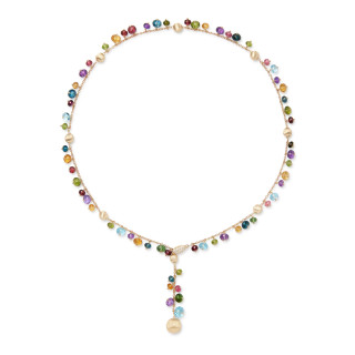 Gelbgold, Halsschmuck, Marco Bicego Africa Gemstone Halskette, Ref: CB2784-B_MIX02_Y_02
