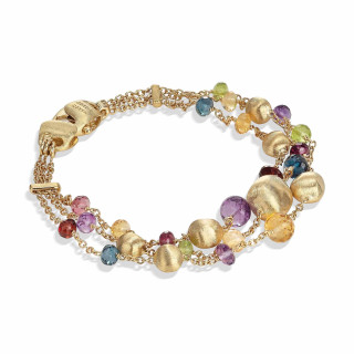 Gelbgold, Armschmuck, Marco Bicego Africa Gemstone Armband, Ref: BB2266 MIX02 Y