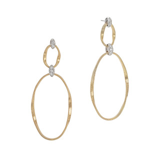 Gelbgold, Ohrringe, Marco Bicego Marrakech Onde Ohrringe, Ref: OG369 B2 YW