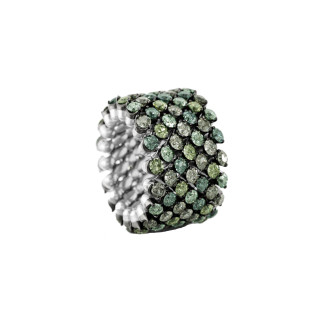 Weißgold, Ringe, Serafino Consoli Brevetto Multi-Size Ring, Ref: RMS 7F4 WBG GS MIX